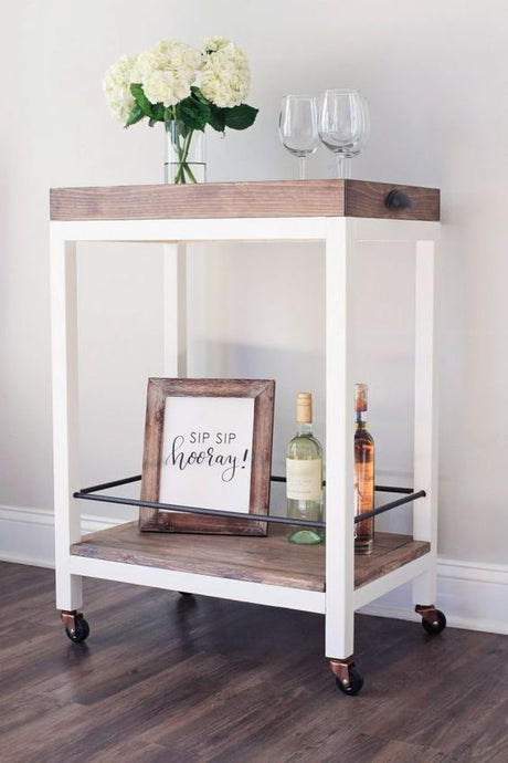 Compact Wine Cart