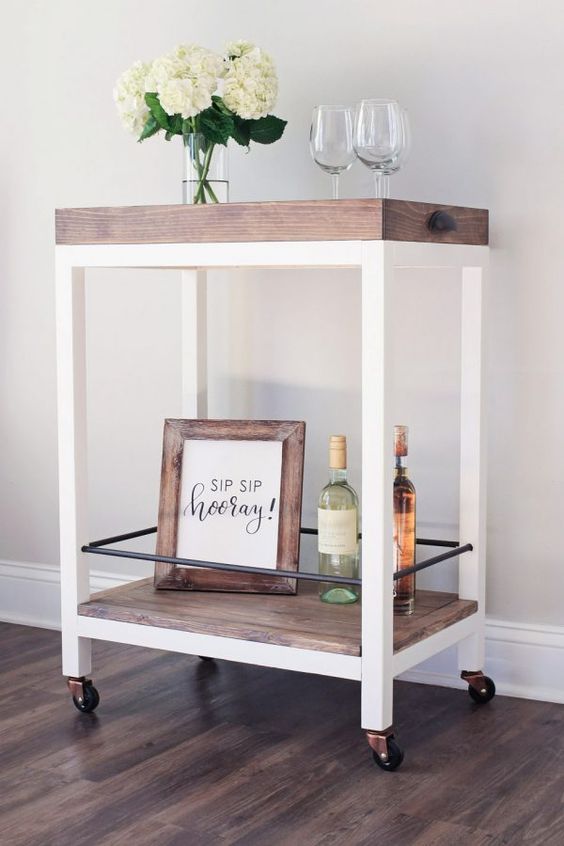 Compact Wine Cart